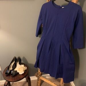 Gap Blue Fit & Flare Dress
